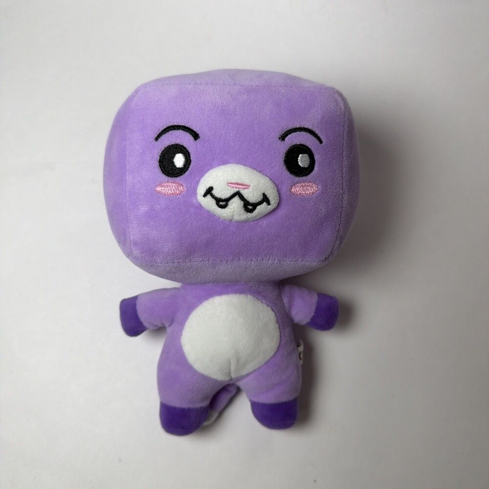 LankyBox Foxy Plush Toy Purple Boxy Character Stuffed Animal Kids